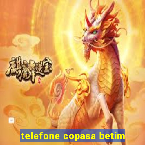 telefone copasa betim